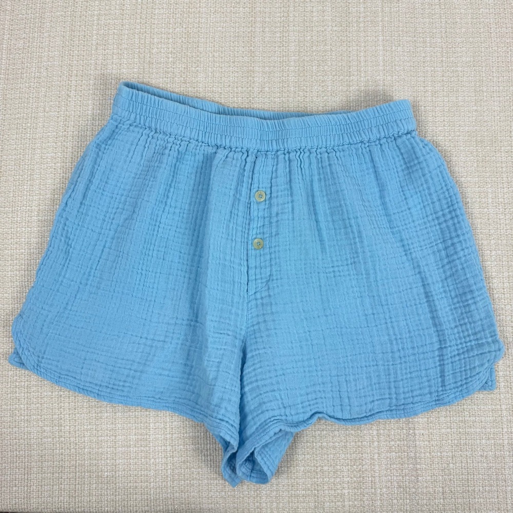 Urban Outfitters Sky Blue High Waist Gauze Shorts